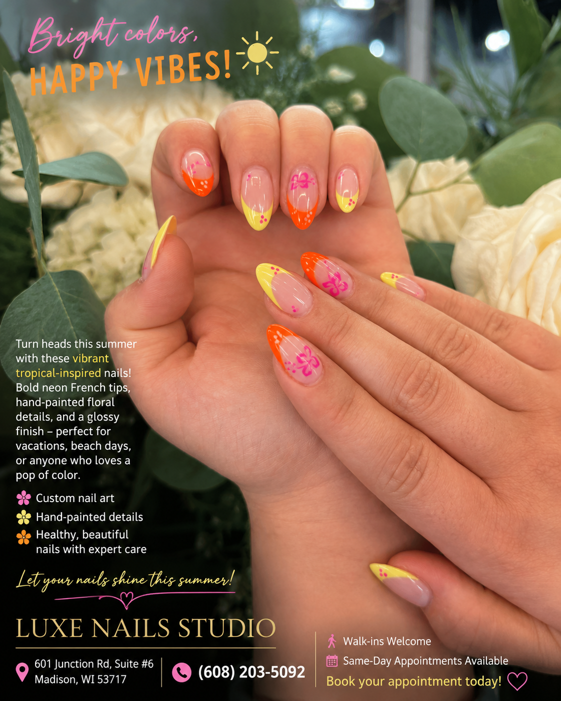 Luxe Nail Studio logo
